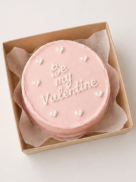 Бенто - торт "Be my valentine"